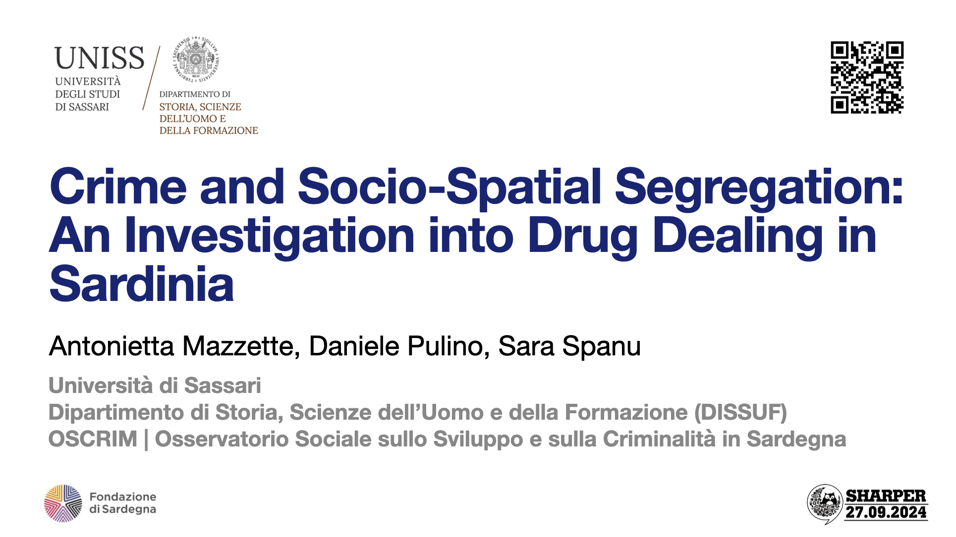 Crime and Socio-Spatial Segregation