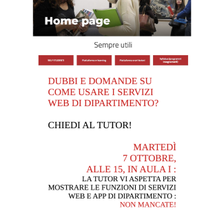 Locandina incontro 7/10/2025 Tutor