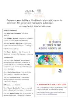 Locandina Presentazione libro Pandolfi-Palomba 4/12/2025