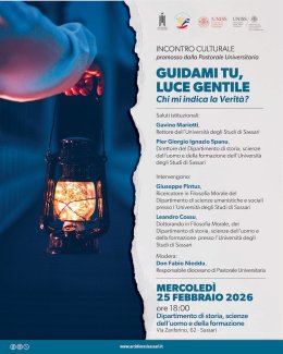 Locandina incontro culturale 25/2/2026